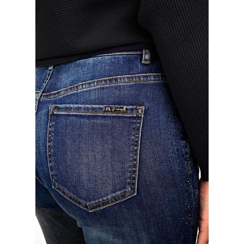 Sequin Detail Jean | Dark Blue-Frank Lyman-Shop 12 Bendigo