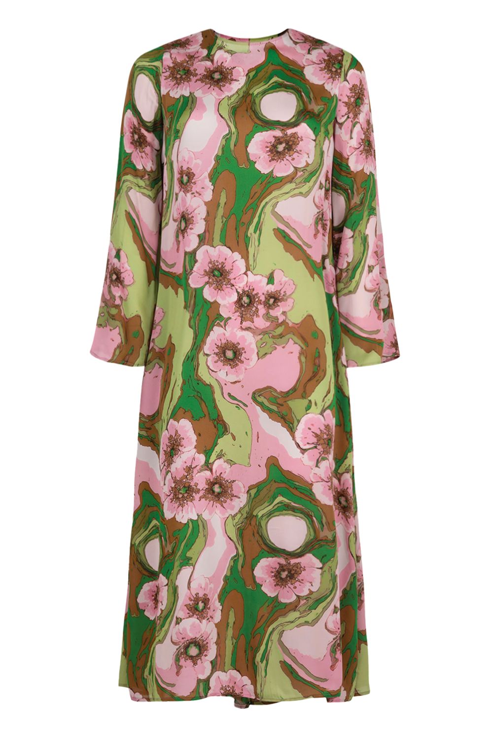 Charge It To My Room Dress | Pink/Green
