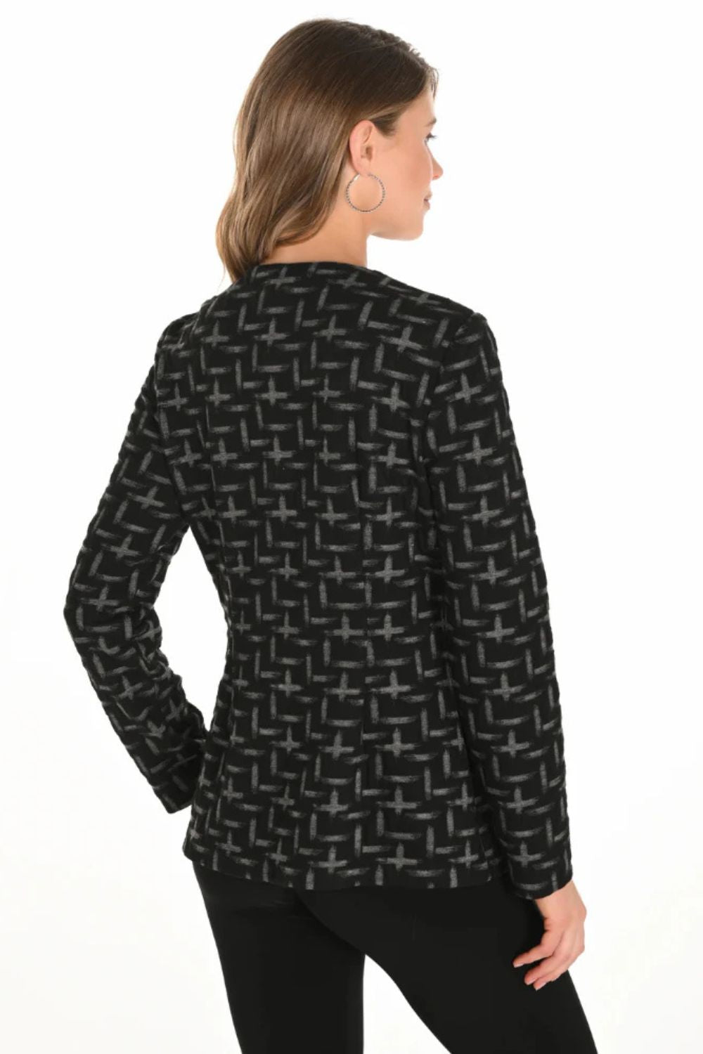 Abstract Blazer | Black/Grey
