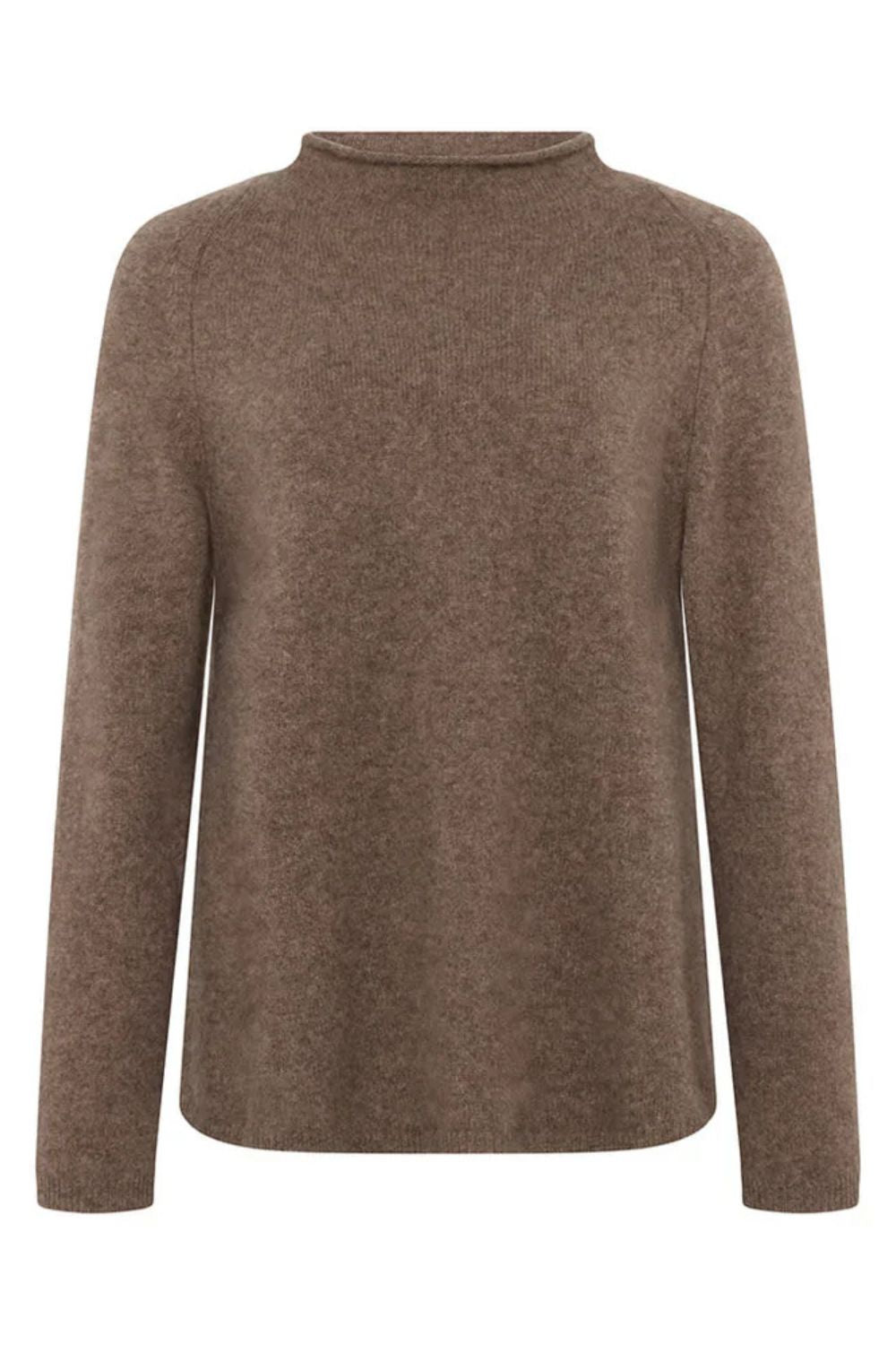 Zofia A-Line Yak Knit | Mushroom