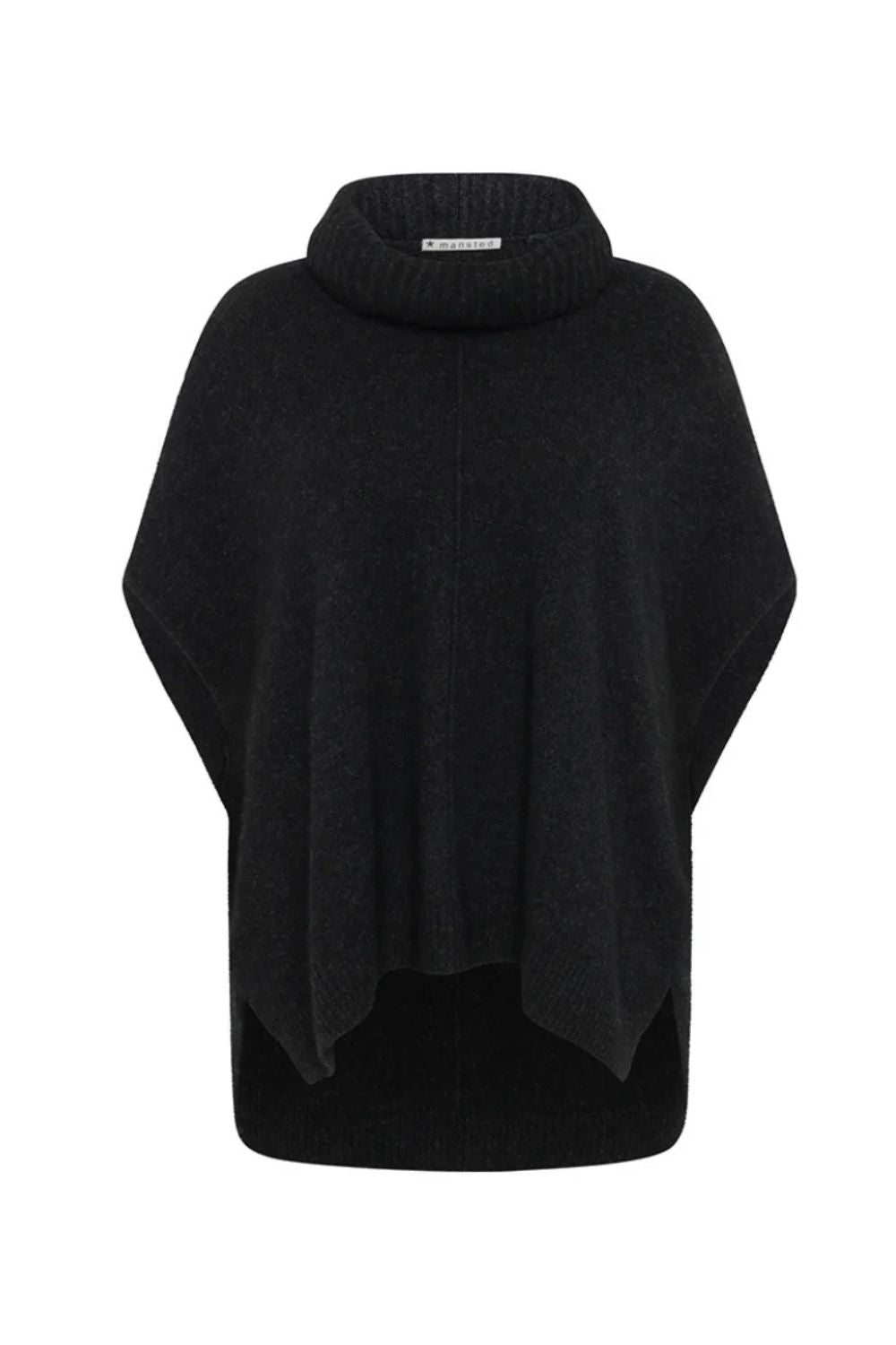 Zobee Oversized Yak Vest | Dark Charcoal