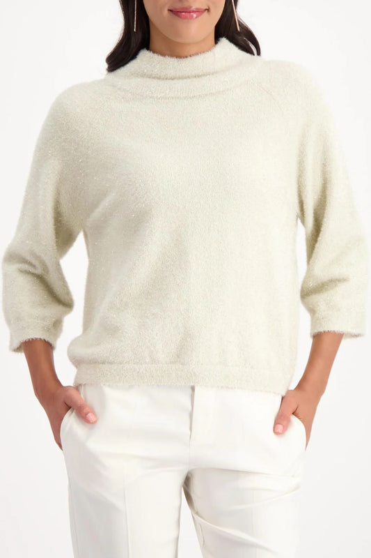 Glamorous Nights 3/4 Sleeve Knit | Almond