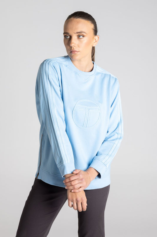 Drop Shoulder Sweat | Cornflower