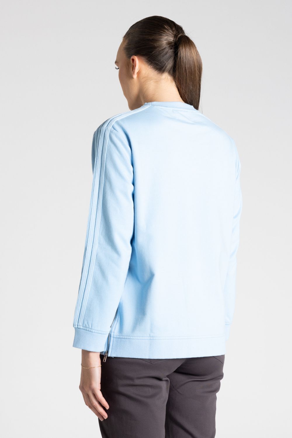 Drop Shoulder Sweat | Cornflower