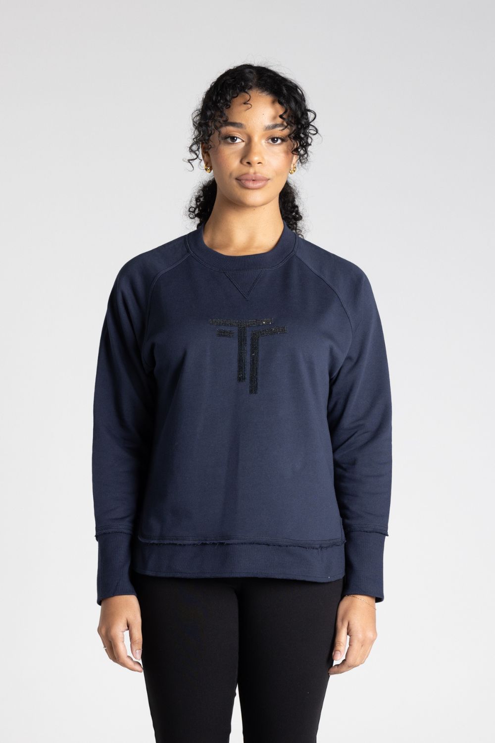 Raw Edge Sweat Logo | Ink