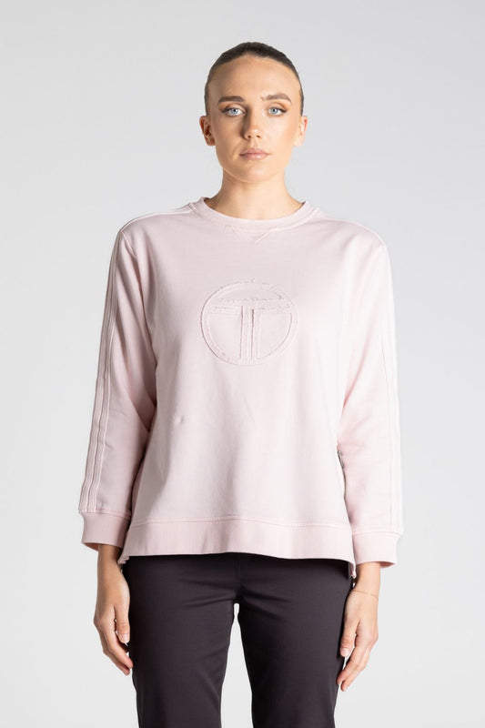 Drop Shoulder Sweat | Pink