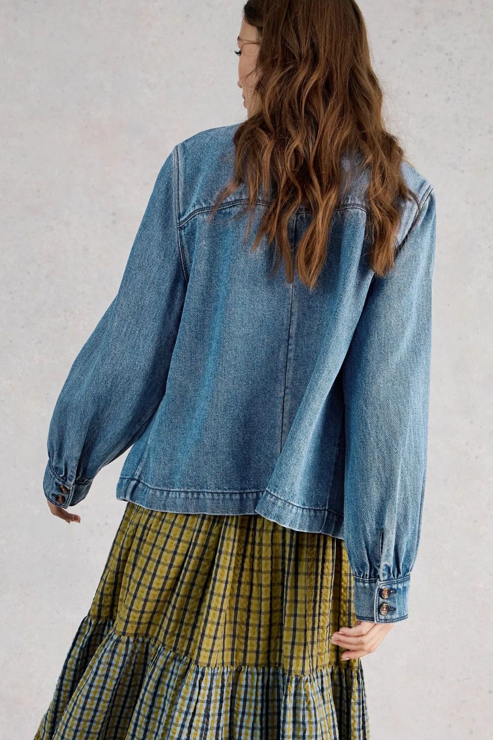 Denim Utility Denim Jacket | Mid Denim
