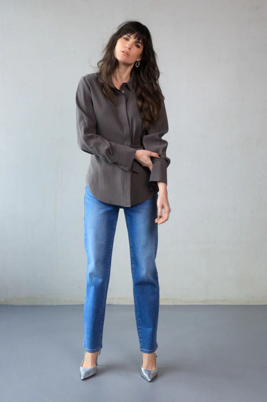 Clara Blouse | Chocolate Brown