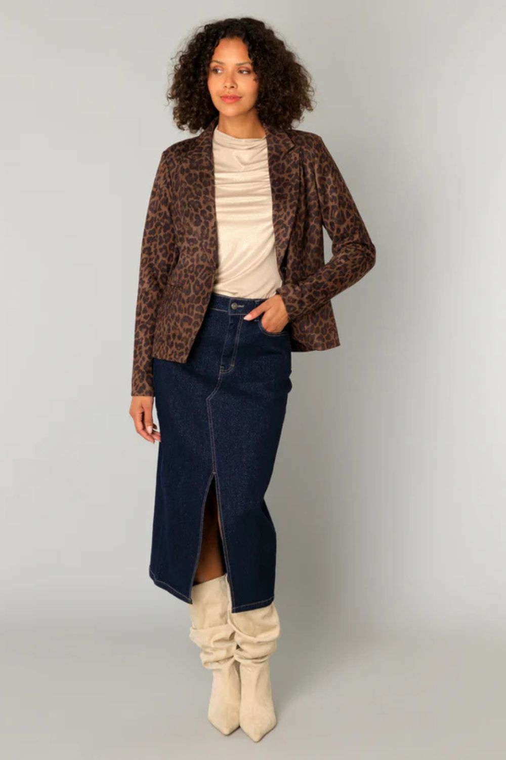 Clarissa Blazer | Leopard