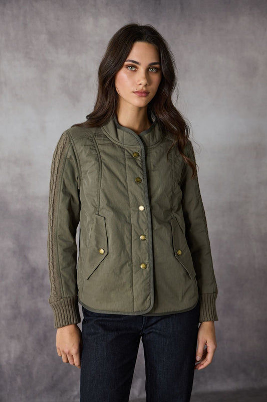 Cable Jacket | Khaki