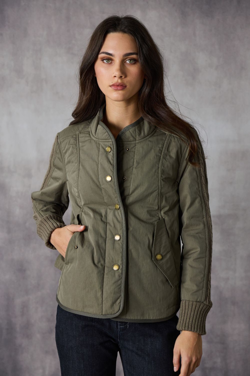 Cable Jacket | Khaki