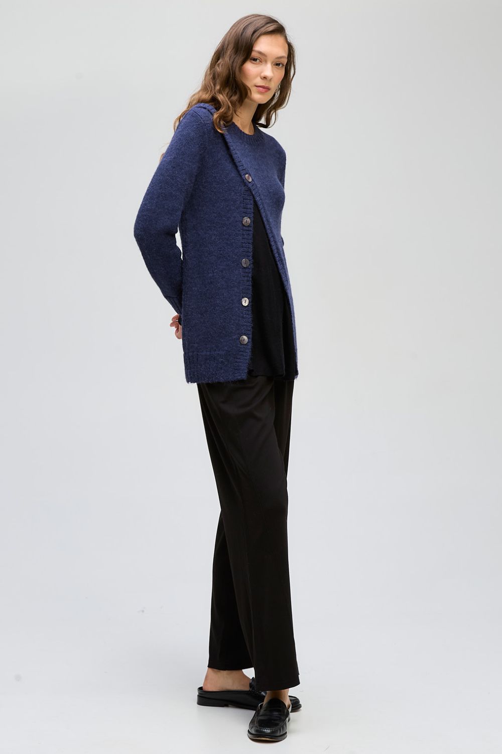 Button Detail Jumper | Midnight
