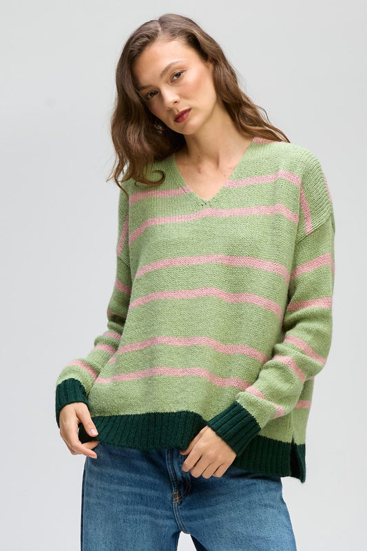 Cozy Stripe V | Forrest