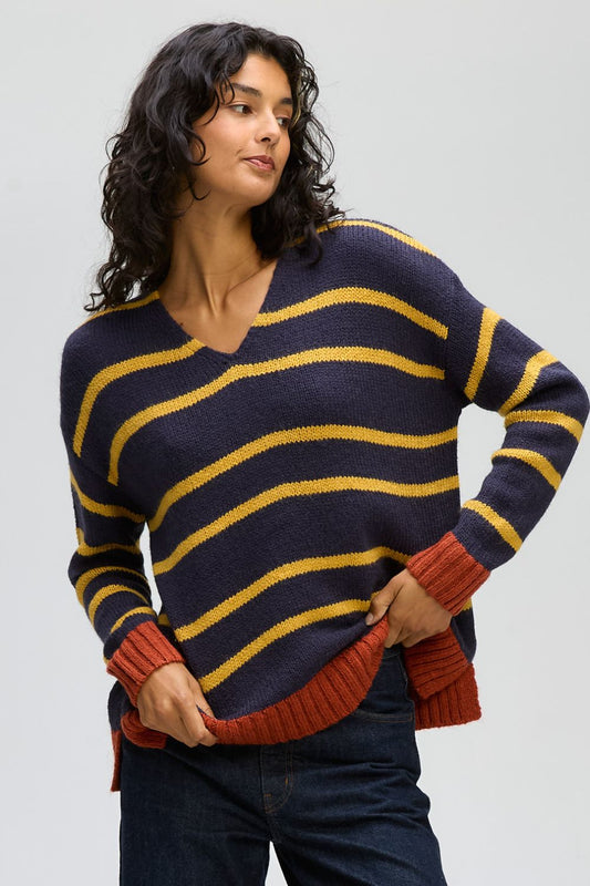Cozy Stripe V | Rust