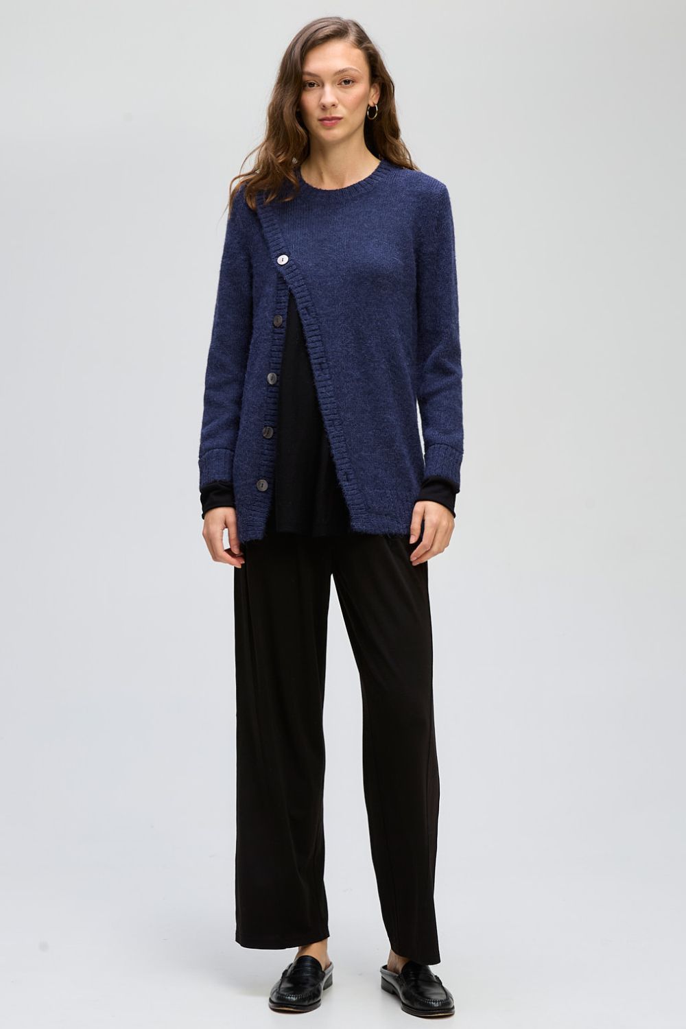 Button Detail Jumper | Midnight