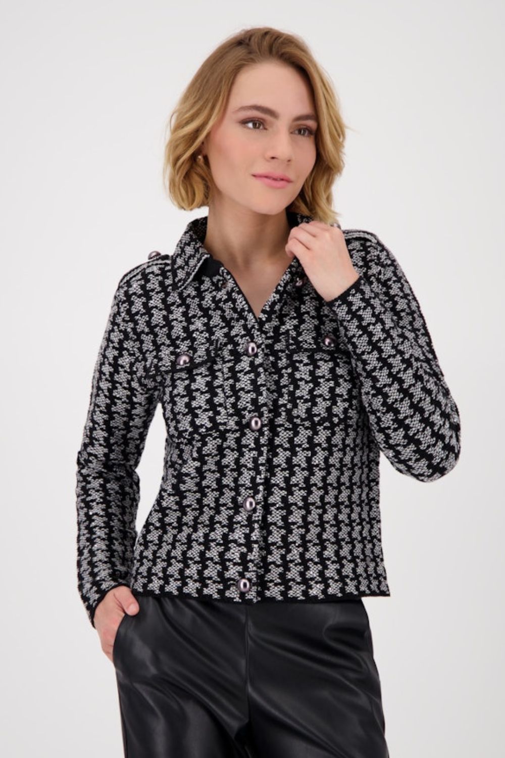 Knit Blazer | Ash Grey