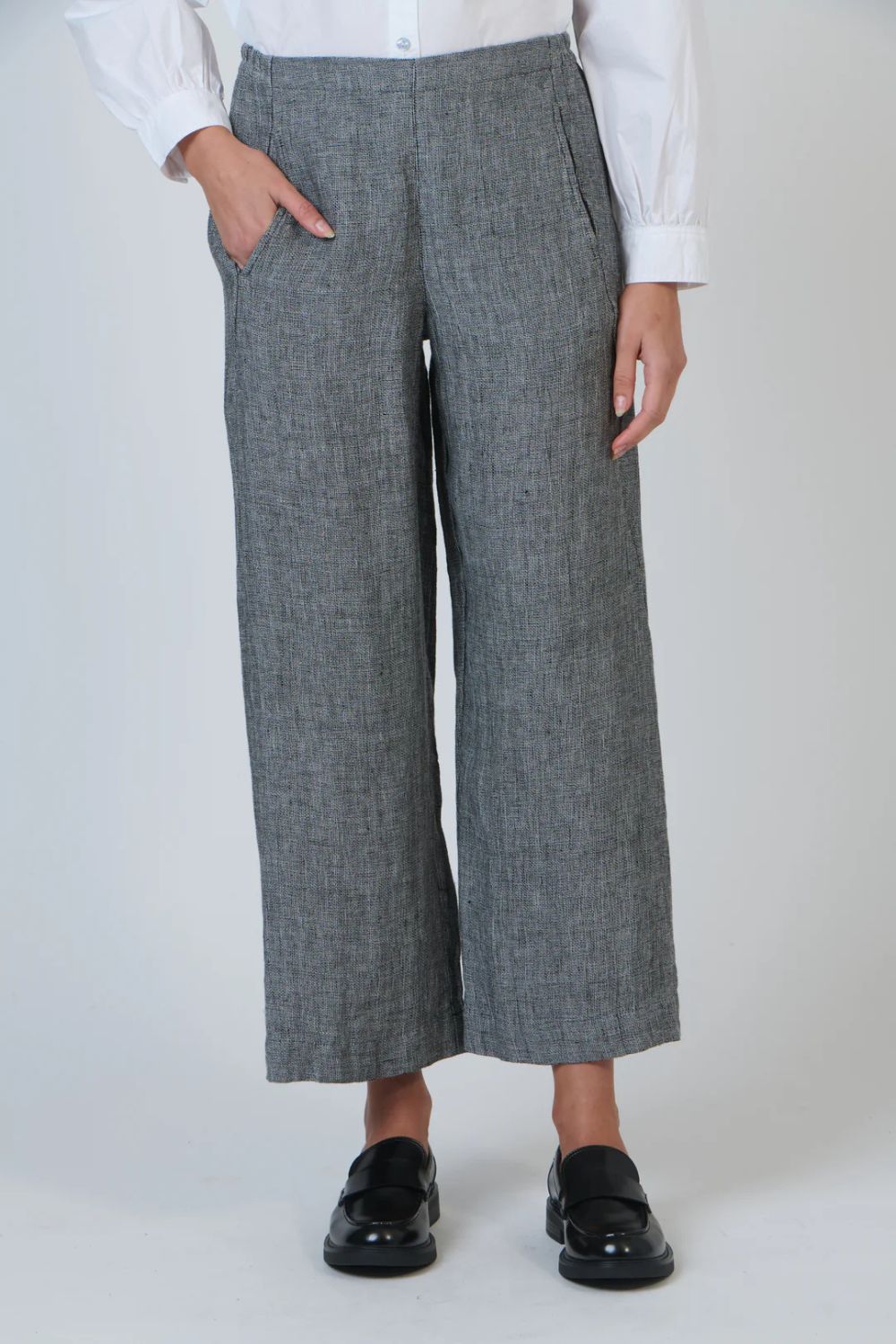 Wide Leg Linen Pant | Cinder