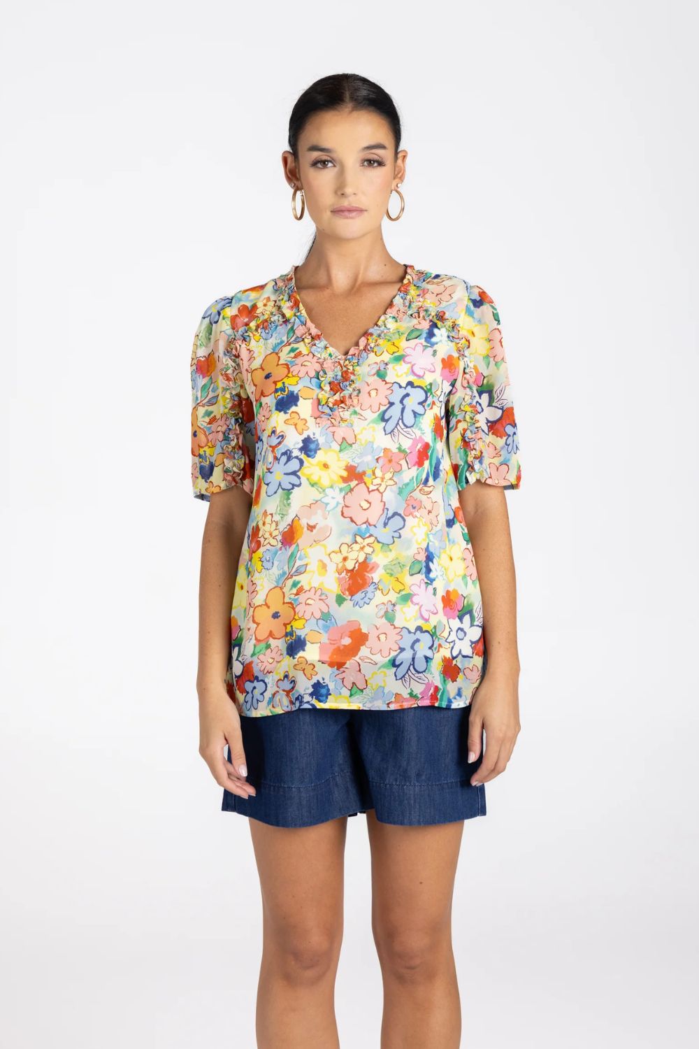 Christine Print Top | Floral