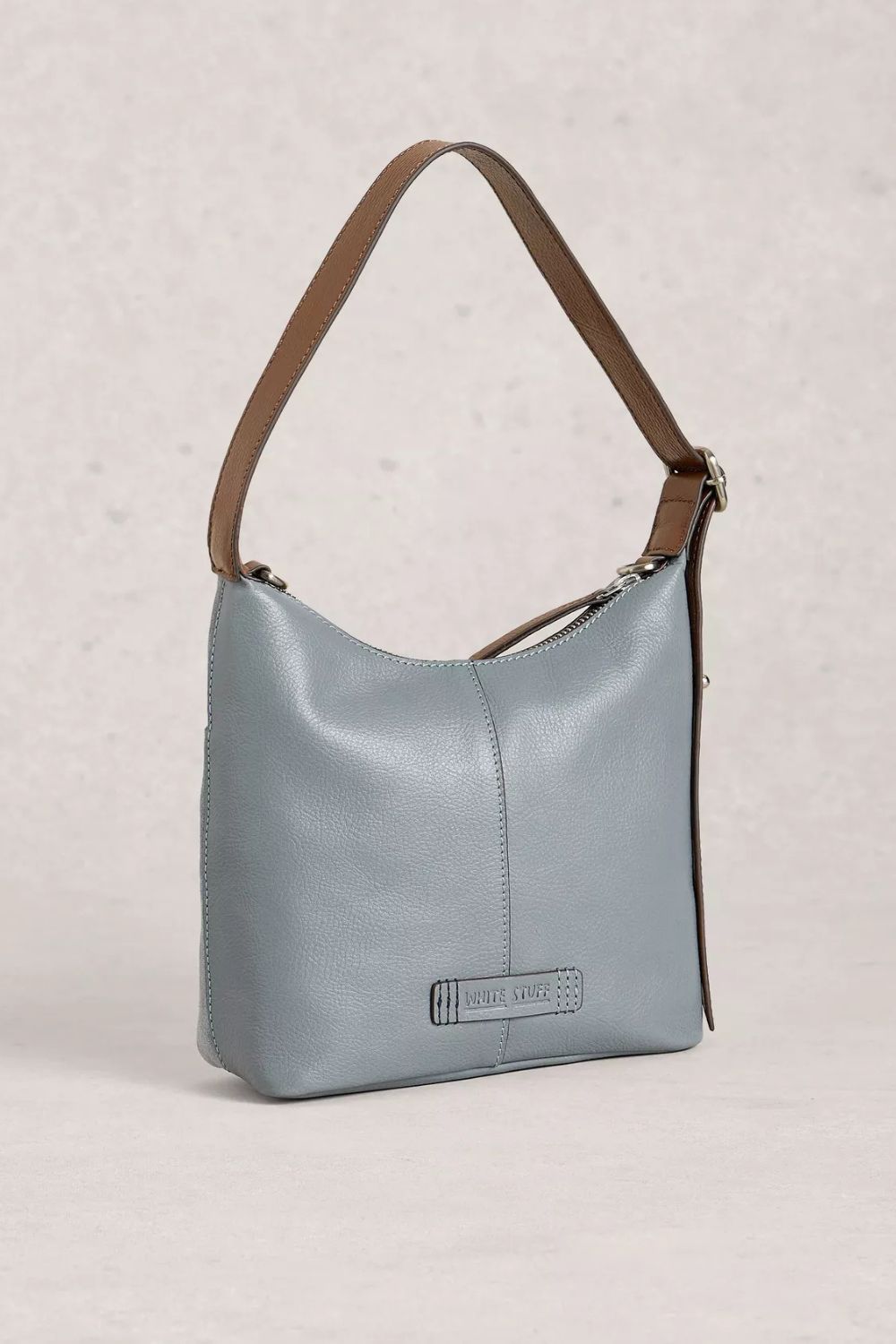 Mini Sophia Leather Crossbody Bag | Light Blue