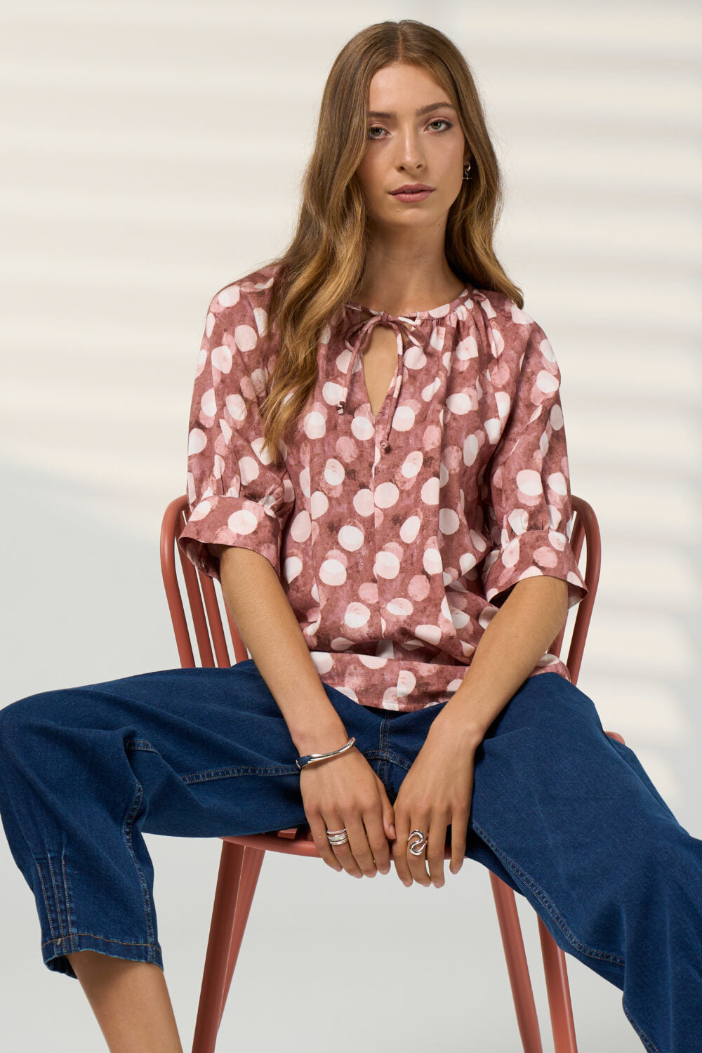 Vision Blouse | Cocoa Multi