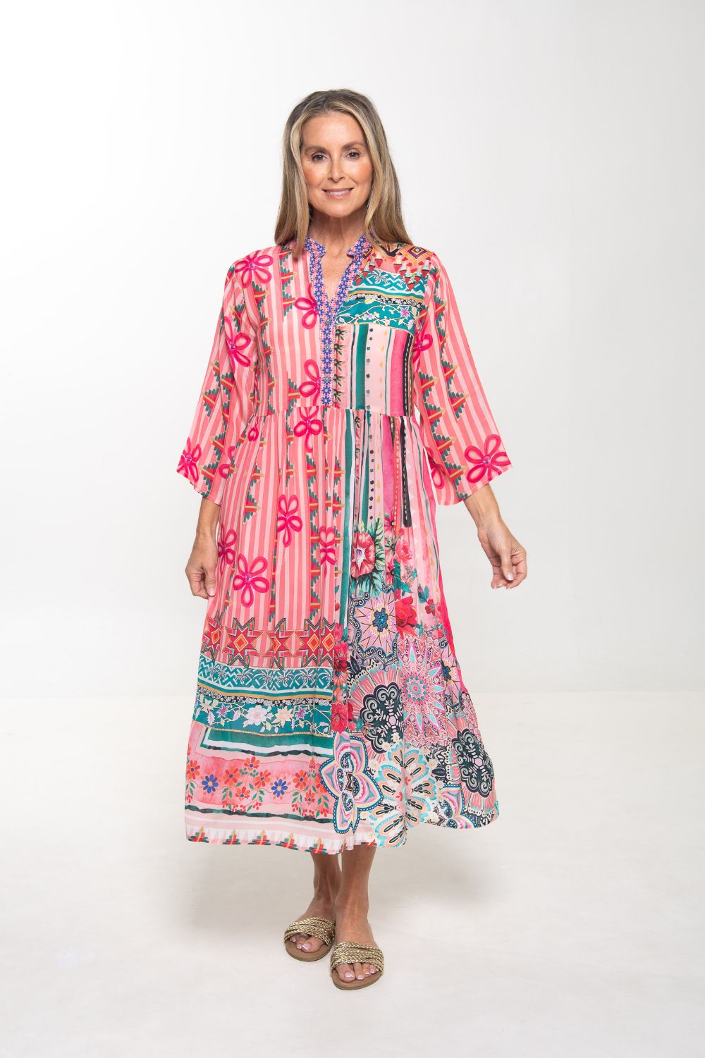 Erin V-Neck Dress | Rio Botanica