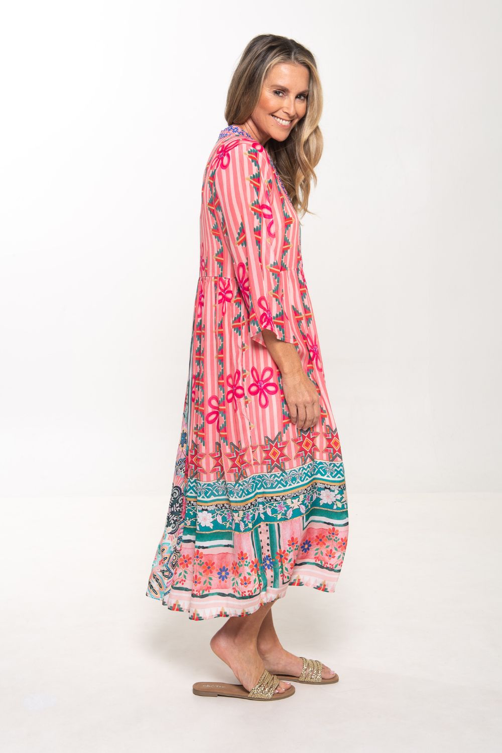 Erin V-Neck Dress | Rio Botanica