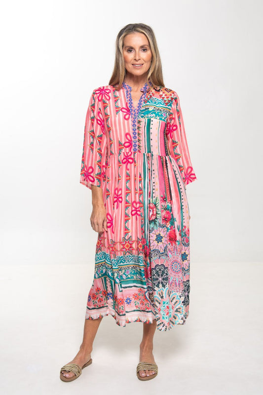 Erin V-Neck Dress | Rio Botanica