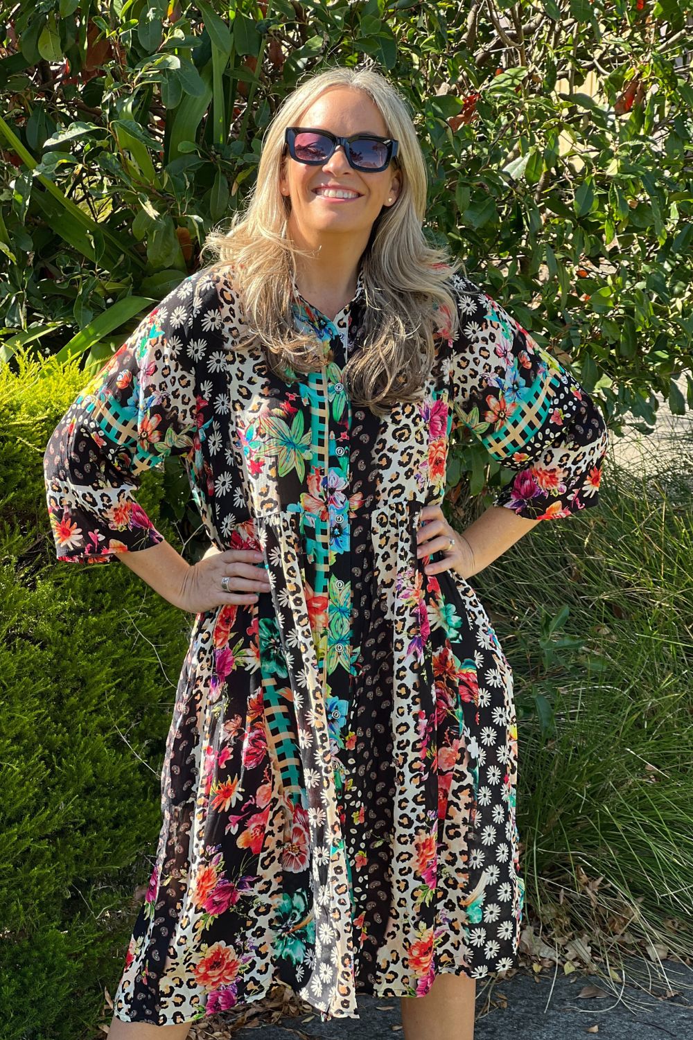 Celeste Button Through Dress | Wild Muse