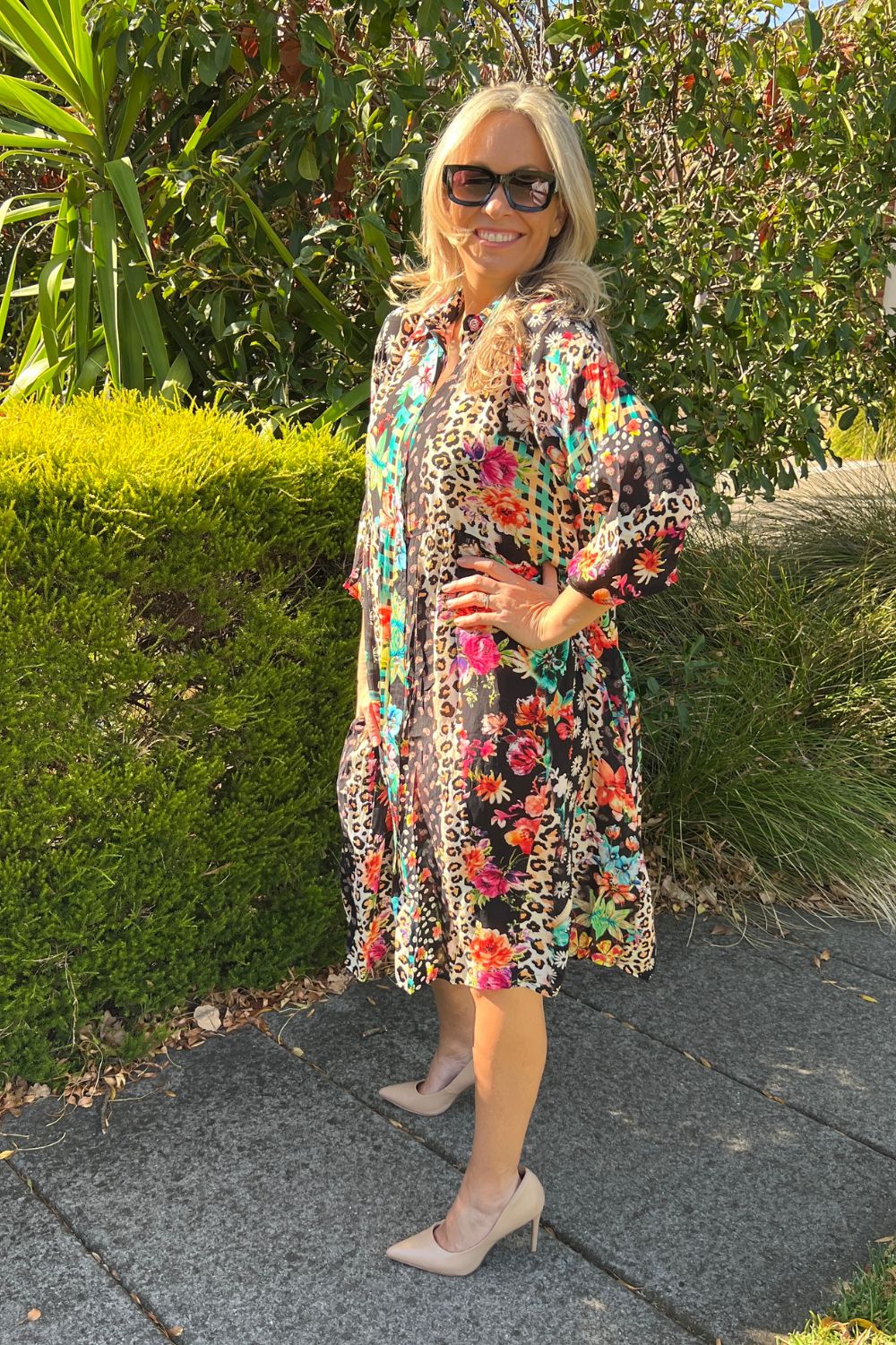 Celeste Button Through Dress | Wild Muse