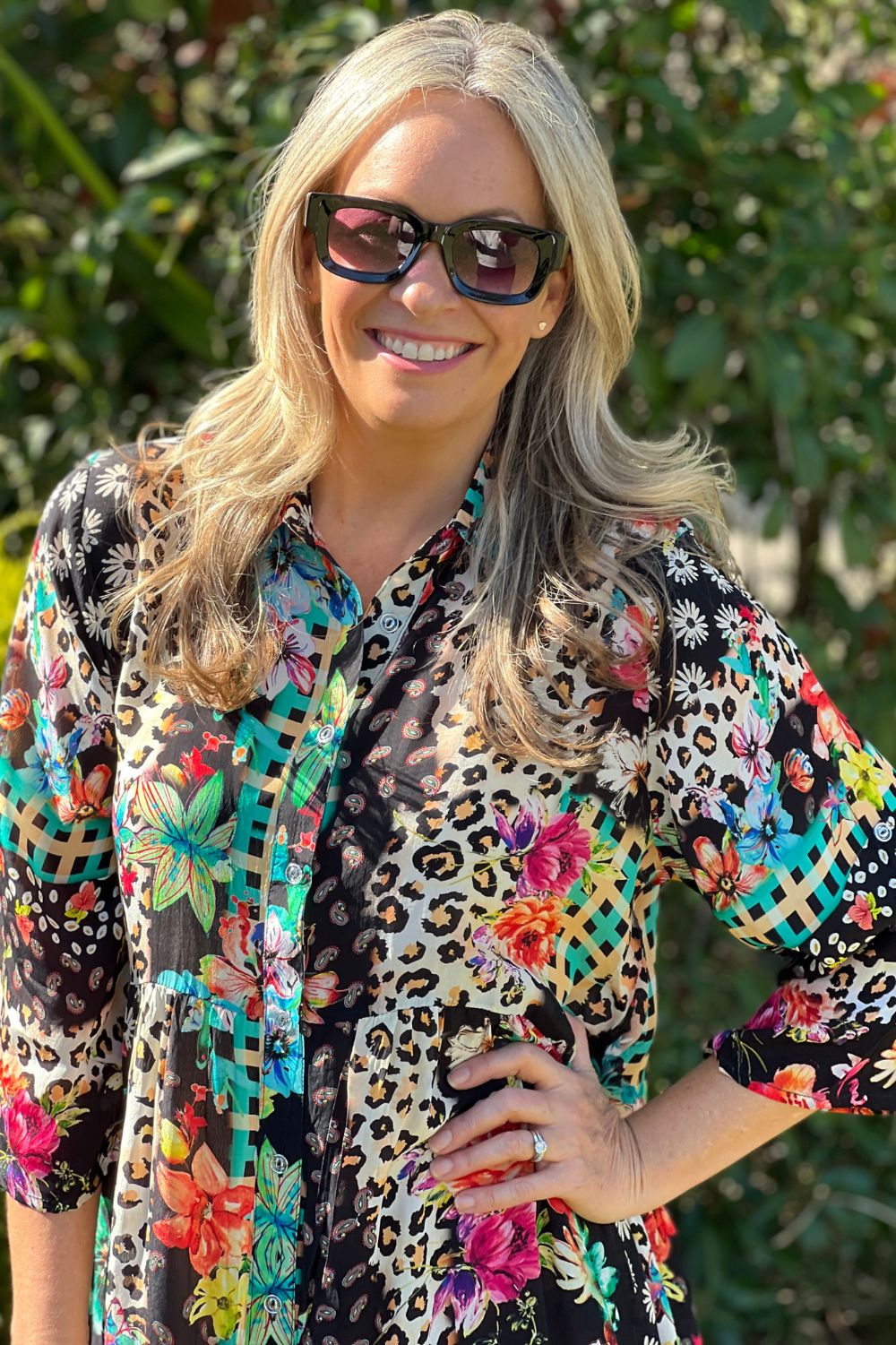 Celeste Button Through Dress | Wild Muse