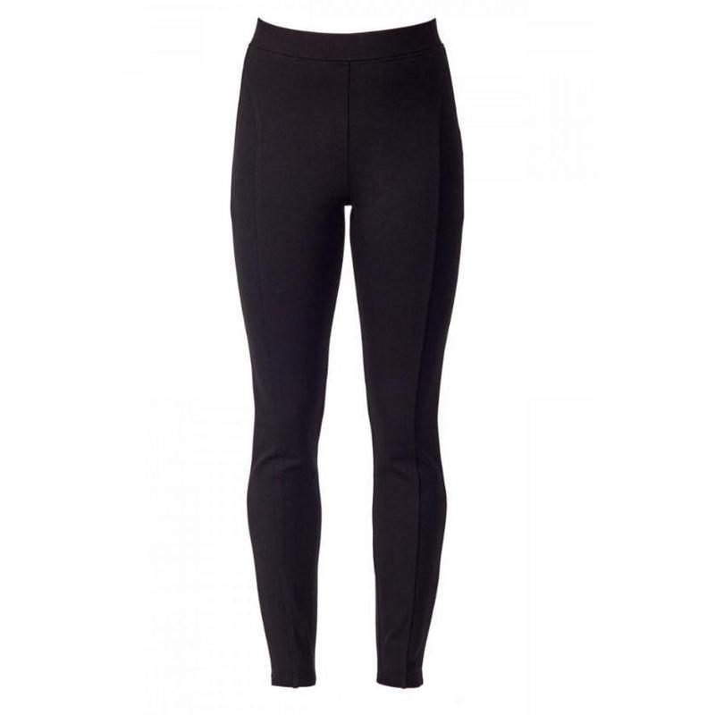 Skinny Leg Ponti Ankle Grazer Pull On Legging | Black-Vassalli-Shop 12 Bendigo