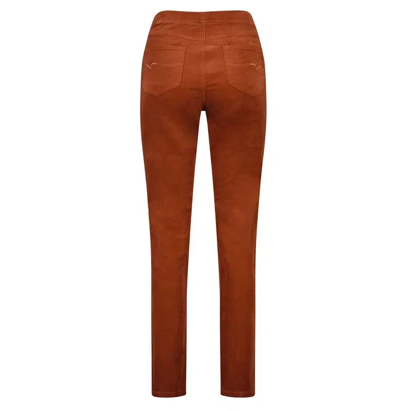 Vassalli Slim Leg Full Length Cord Pull On | Bronze-Vassalli-Shop 12 Bendigo