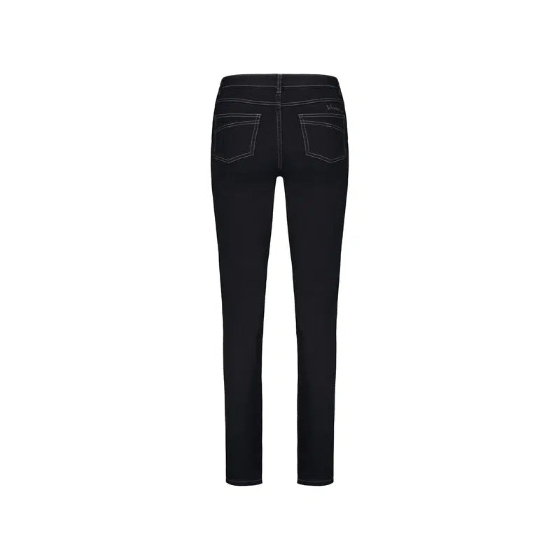 Slim Leg Full Length Jean | Black Denim-Vassalli-Shop 12 Bendigo