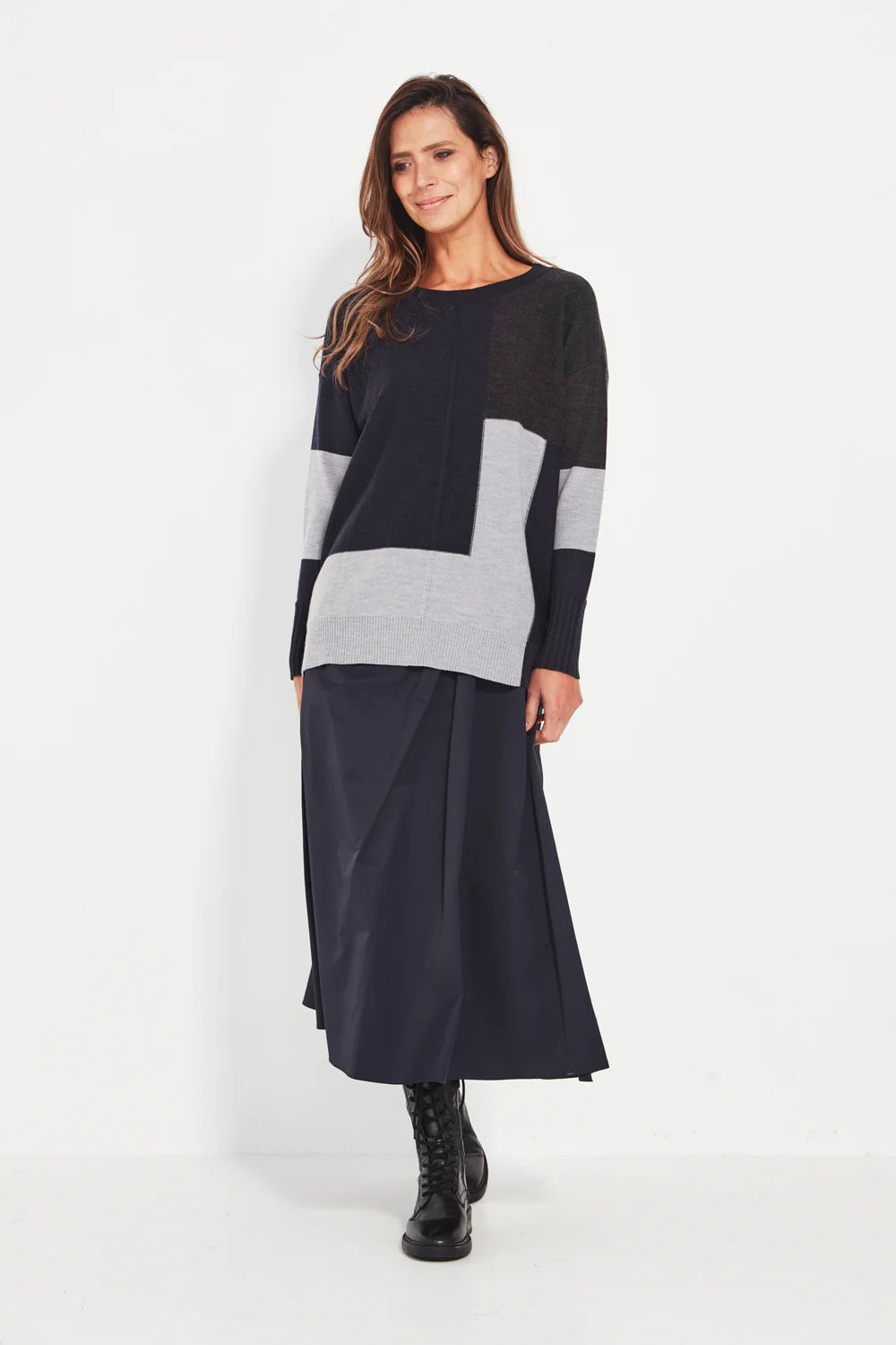 Sloane Sweater | Ink Marle