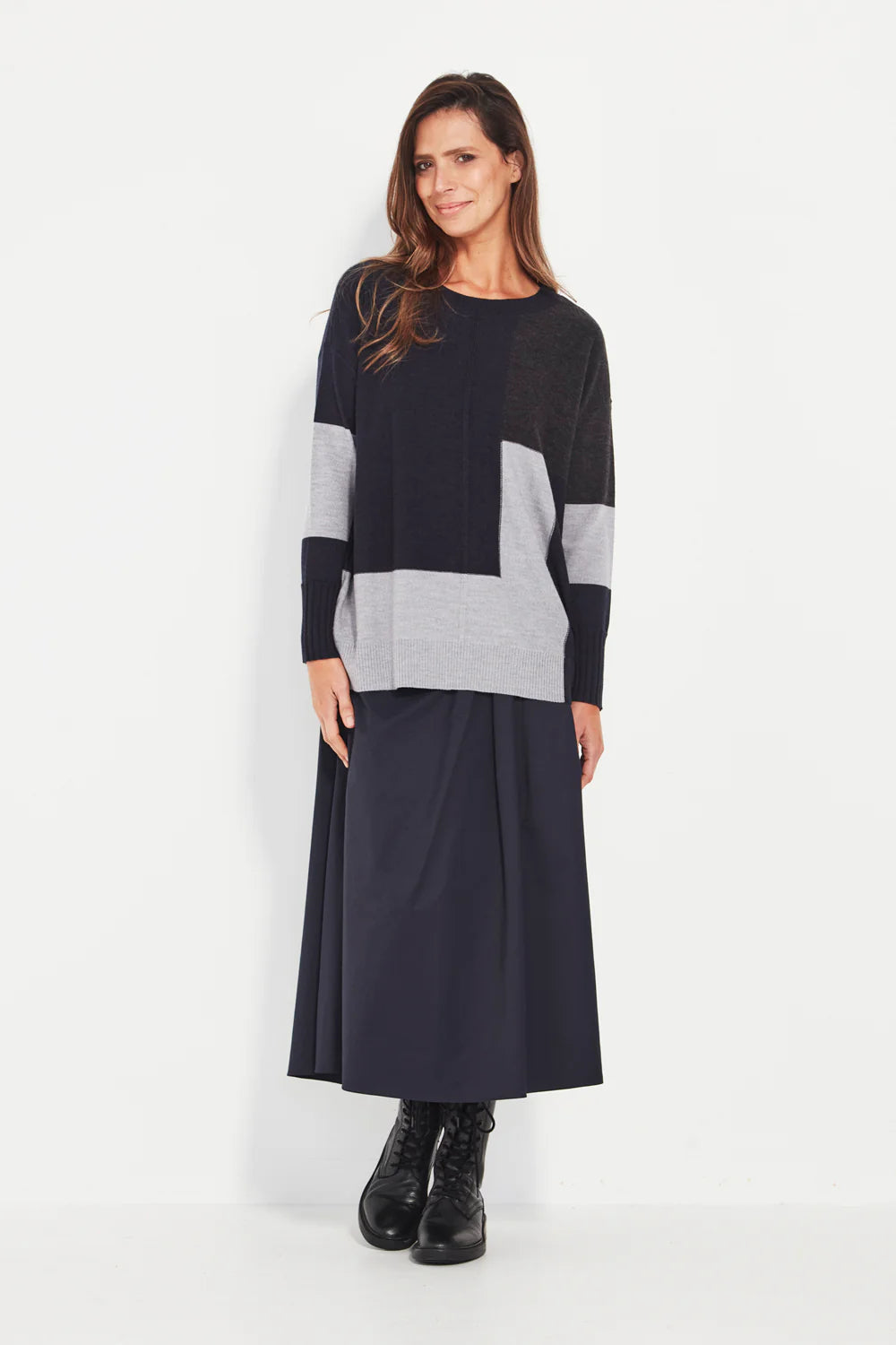 Sloane Sweater | Ink Marle