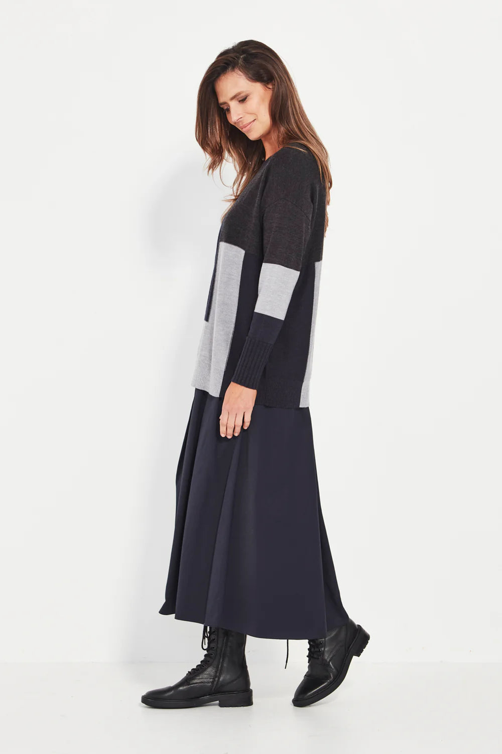 Sloane Sweater | Ink Marle