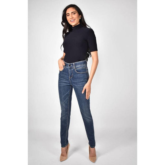 Straight Leg Jean | Denim or Black-Frank Lyman-Shop 12 Bendigo