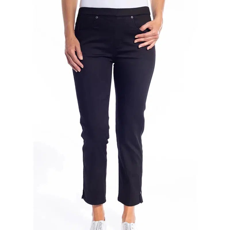 Stretch Pull-On 7/8 Jean | Black-Cafe Latte-Shop 12 Bendigo