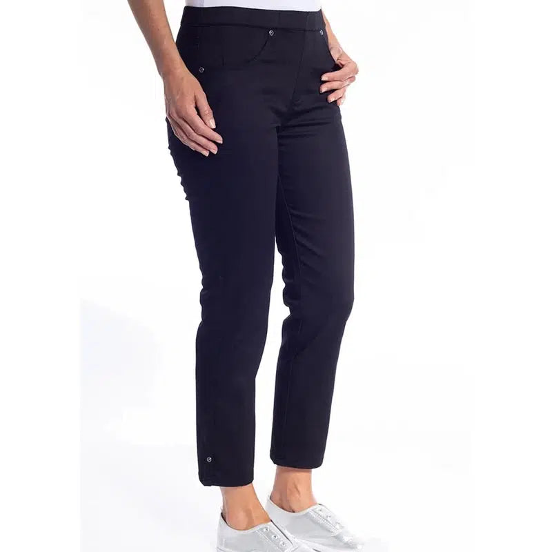 Stretch Pull-On 7/8 Jean | Black-Cafe Latte-Shop 12 Bendigo