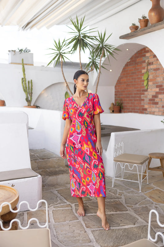 Ikat Midi Dress | Ikat