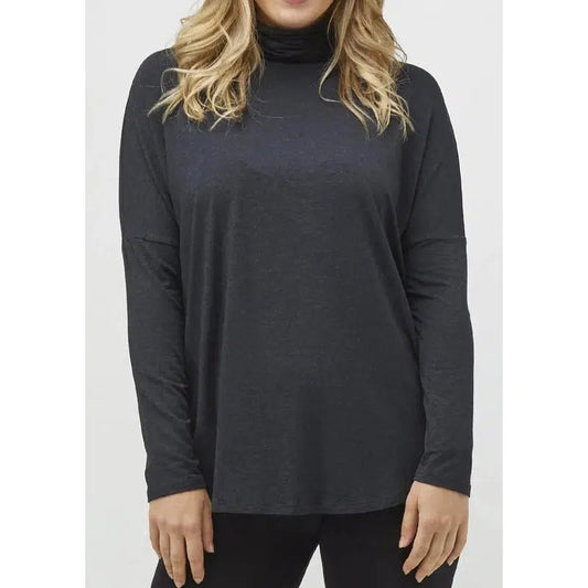 Marle Swing Turtle Neck | Graphite, Midnight-Tani Australia-Shop 12 Bendigo