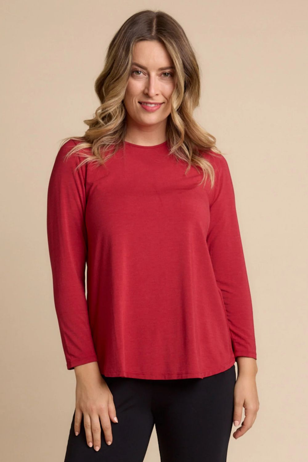 Cara Long Sleeve | Red Berry