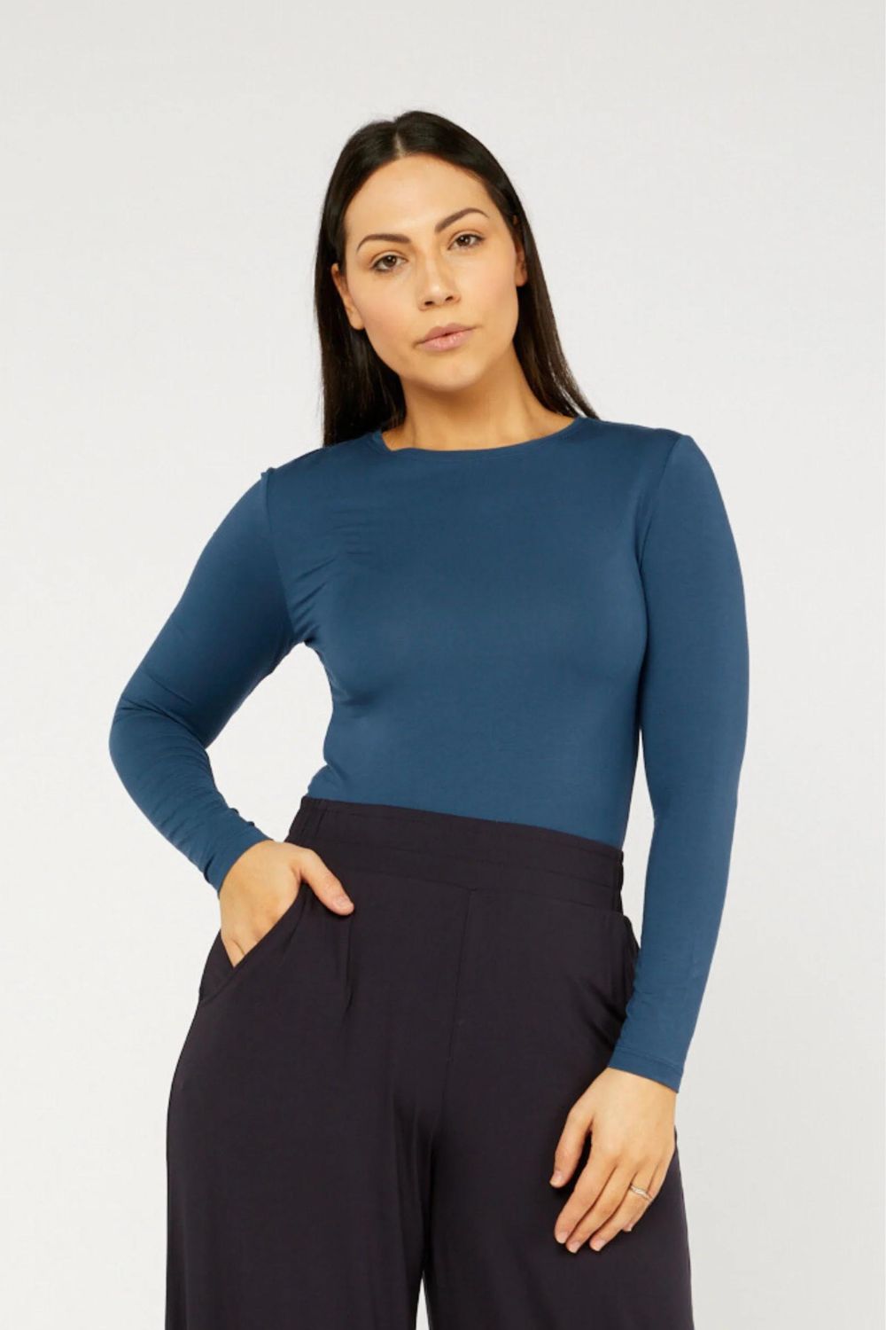 Tani Australia High Neck Long Sleeve Top | Deep Sea_Shop 12