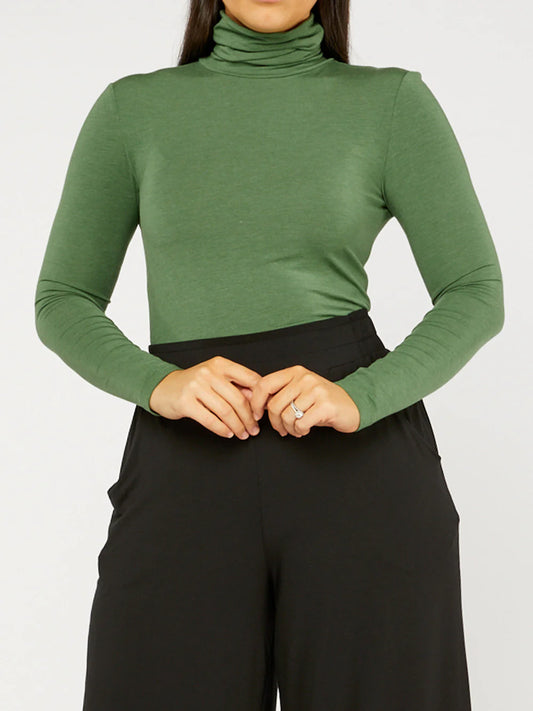 Tani  Long Sleeve Turtle Neck | Sage Marle