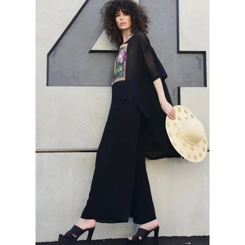 The Great Drape Pant | Black-Curate By Trelise Cooper-Shop 12 Bendigo