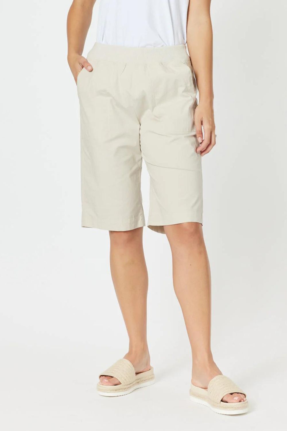 Santorini Short | Stone