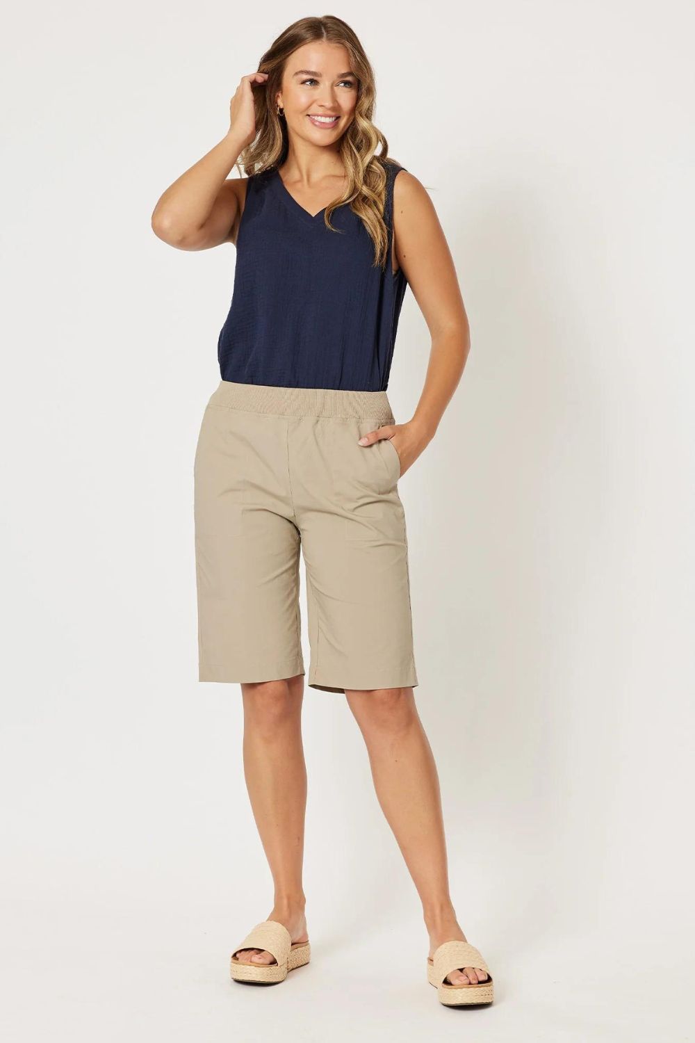 Santorini Short | Natural