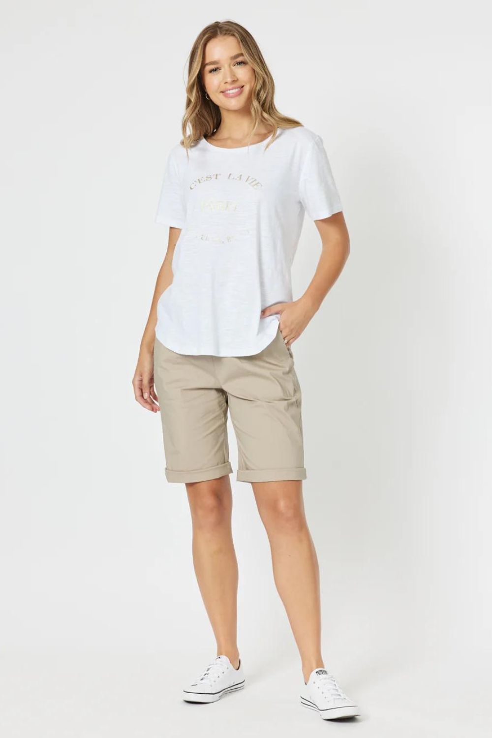Santorini Short | Natural
