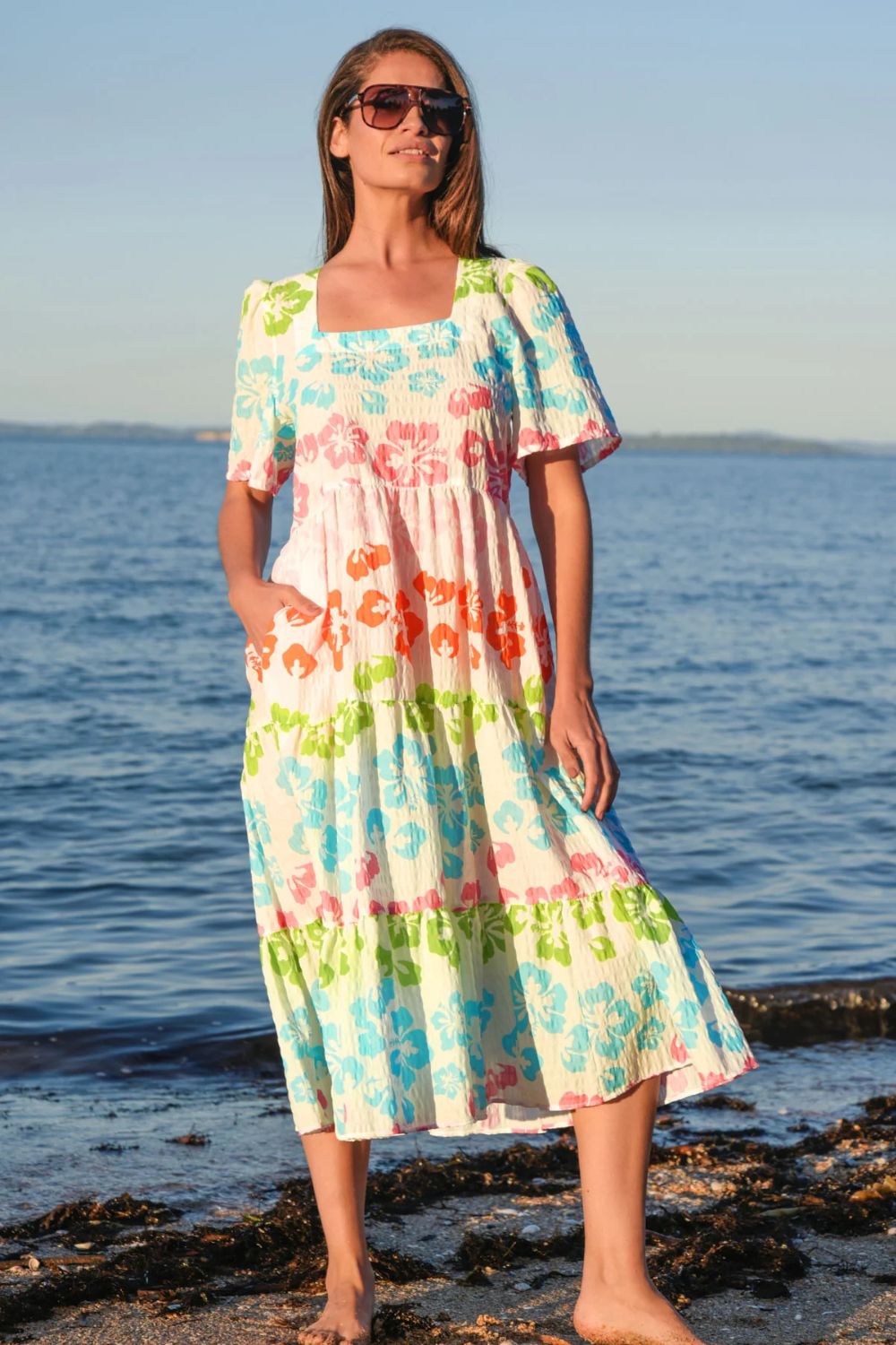 Hidden Gem Dress | Hibiscus