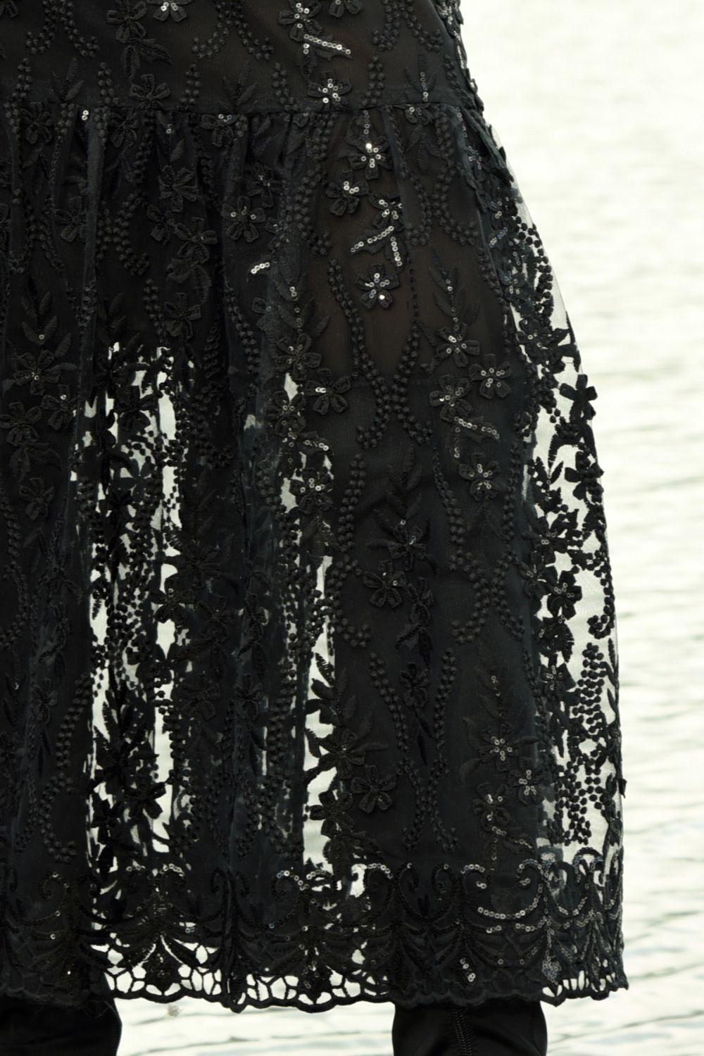 Skirt Em Say | Black Sequin